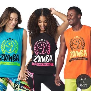Zumba muscle tank! ORANGE